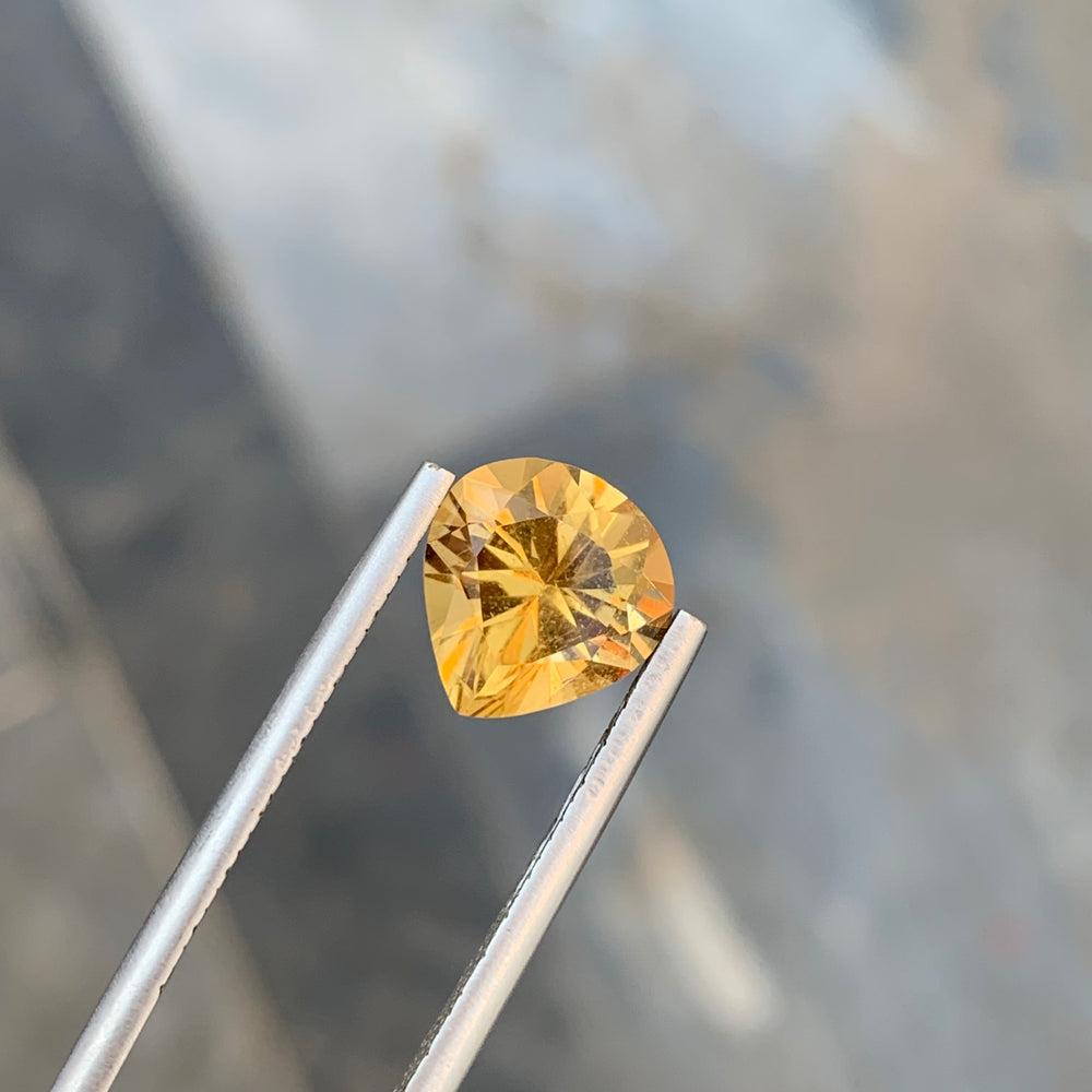 faceted citrine