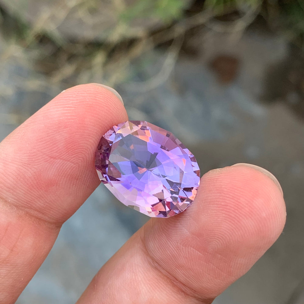 faceted amethyst