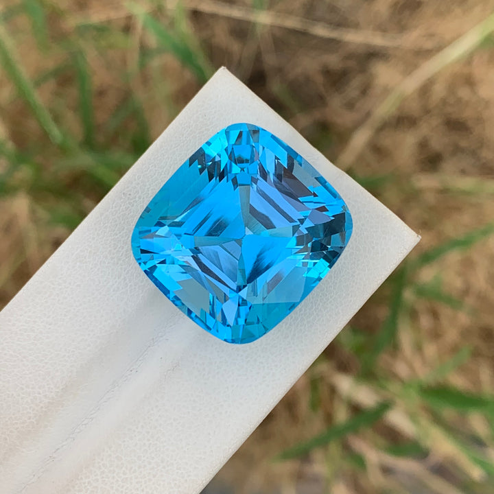 67.00 Carats Cushion Shape Loose Sky Blue Topaz