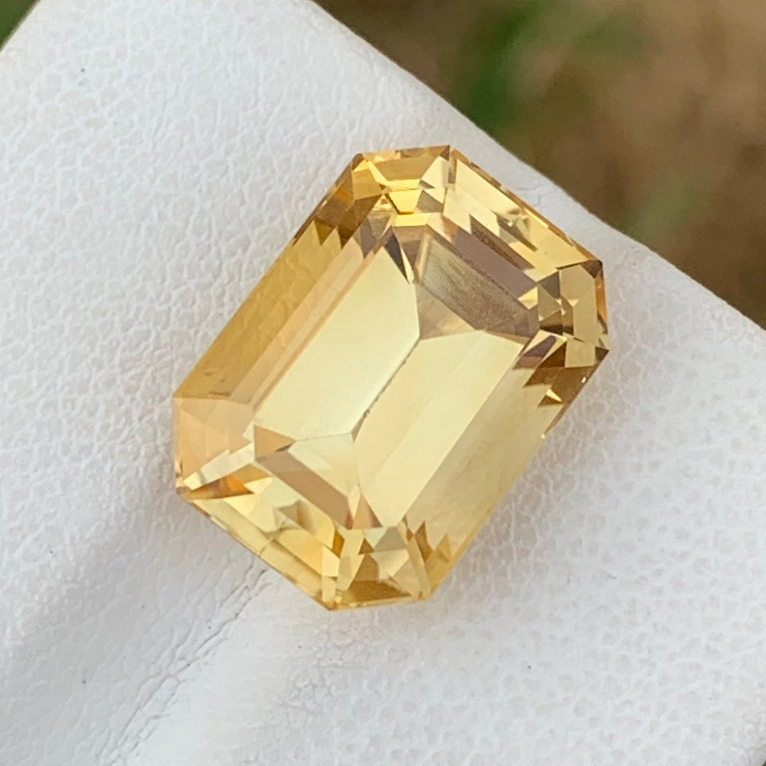 faceted citrine