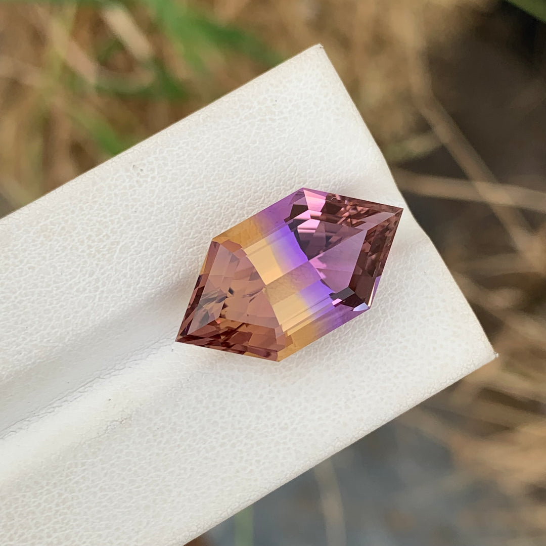 13.40 Carats Loose Ametrine Hexagonal Cut