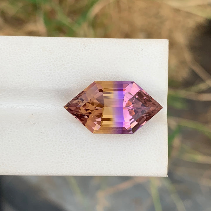 13.40 Carats Loose Ametrine Hexagonal Cut