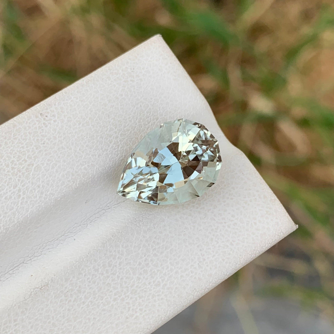 7.00 Carats Loose Green Amethyst Pear Shape