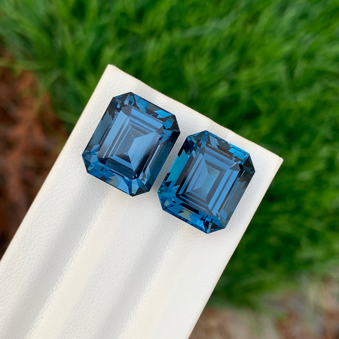 22.15 Carats Loose London Blue Topaz Pieces