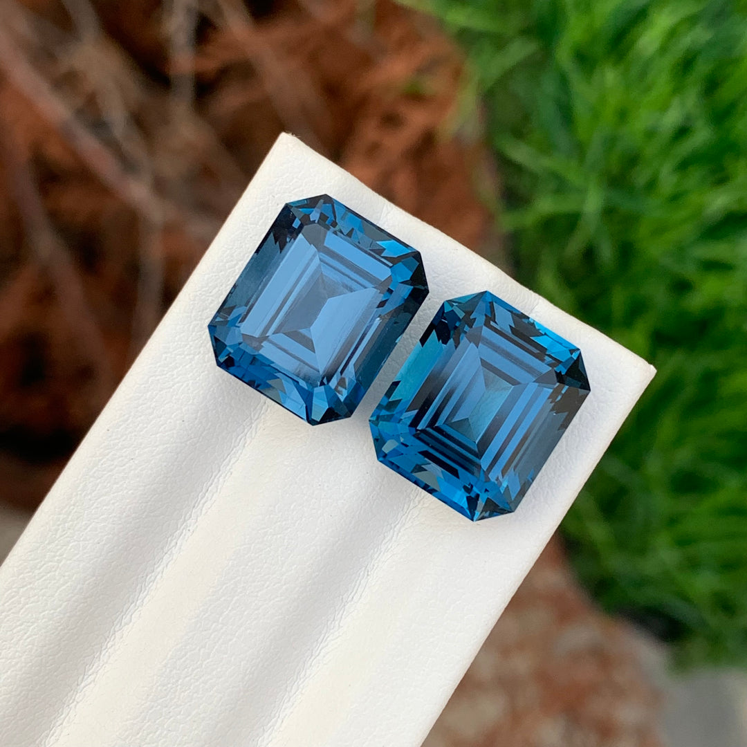 22.15 Carats Loose London Blue Topaz Pieces