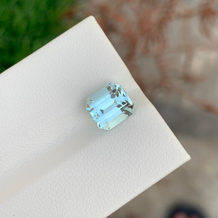 2.40 Carats Loose Aquamarine Emerald Cut