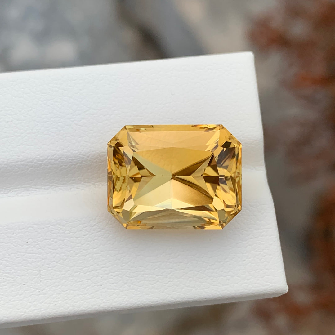 16.25 Carats Loose Citrine Butterfly Cut