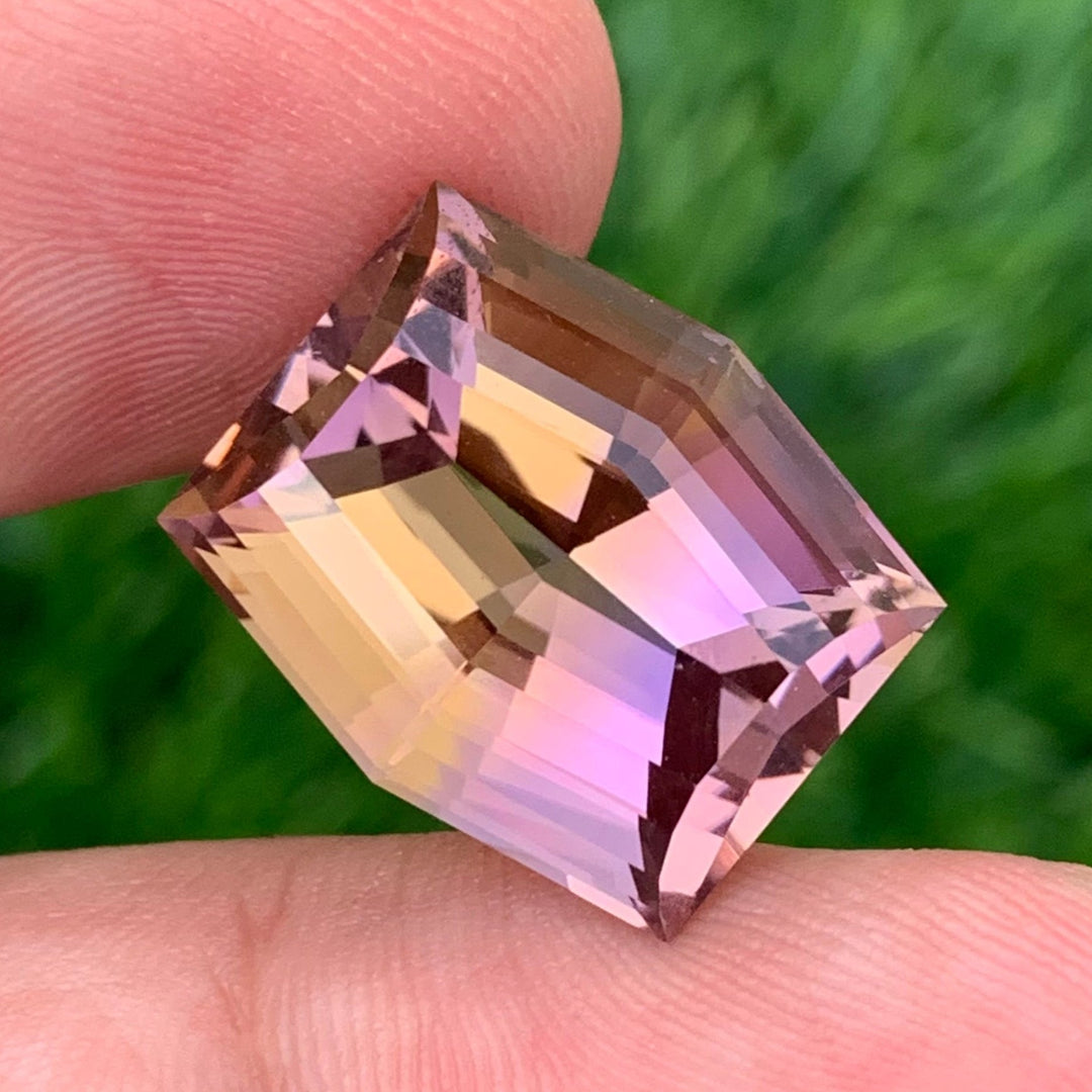 faceted ametrine