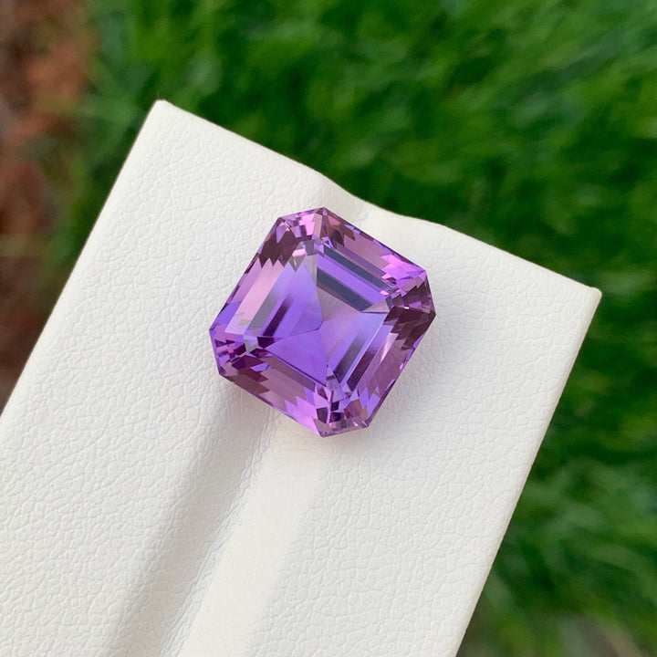 9.65 Carats Loose Amethyst Asscher Cut