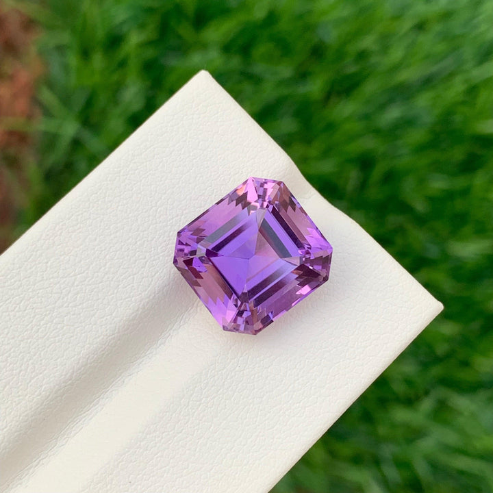 9.65 Carats Loose Amethyst Asscher Cut