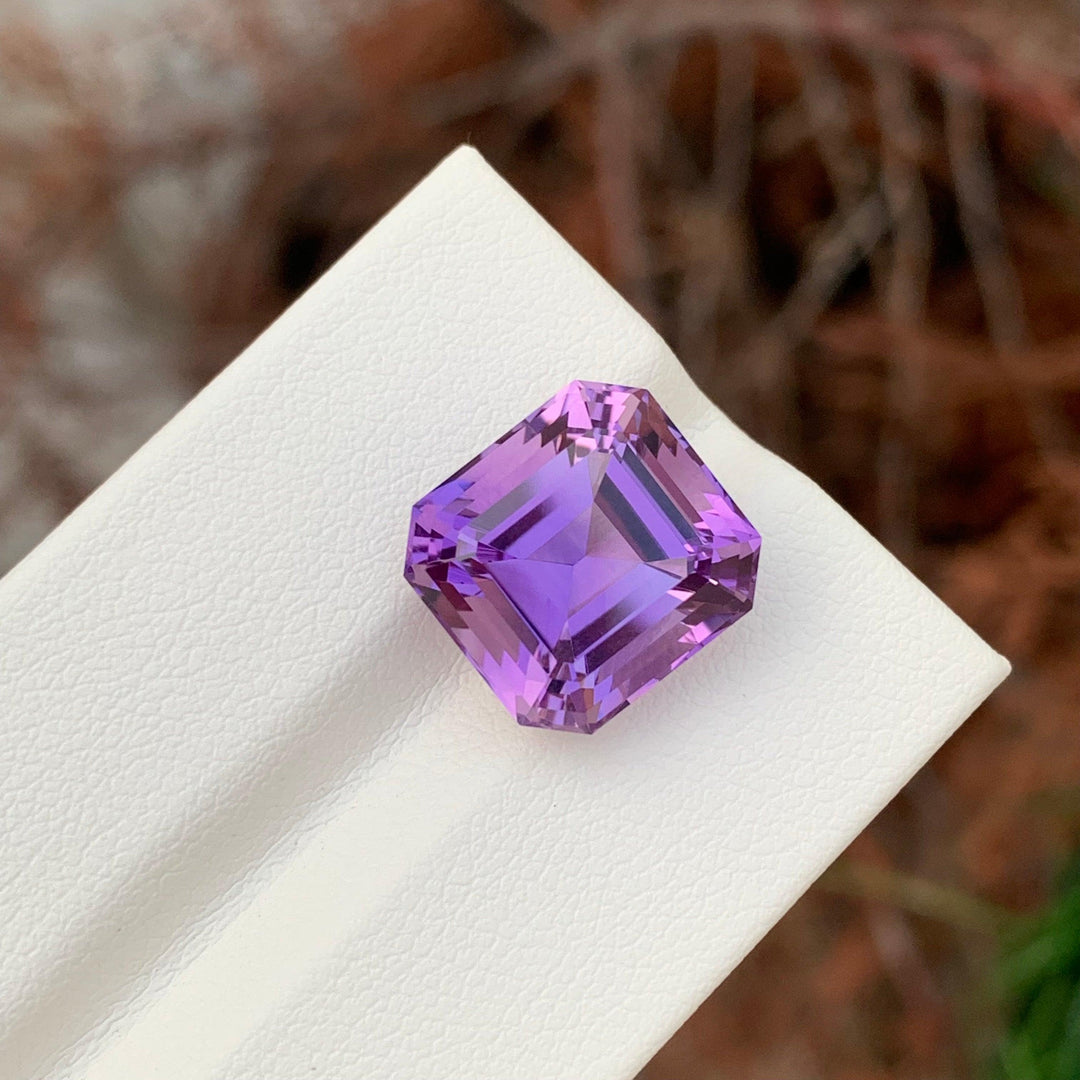 9.65 Carats Loose Amethyst Asscher Cut