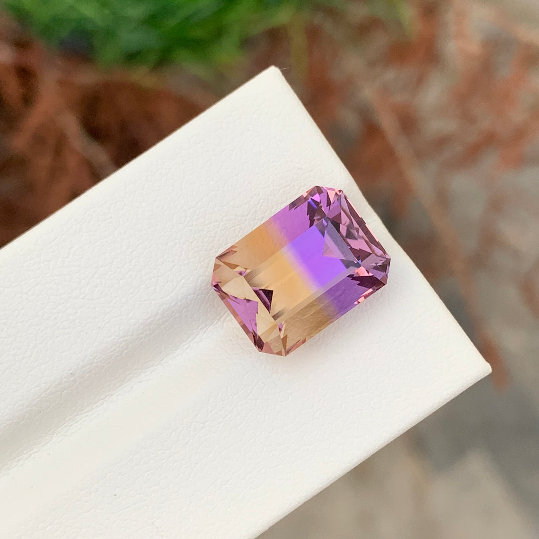 9.50 Carats Loose Ametrine Emerald Cut