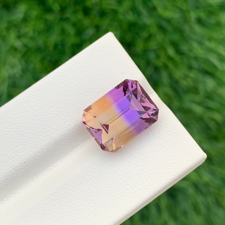 9.50 Carats Loose Ametrine Emerald Cut