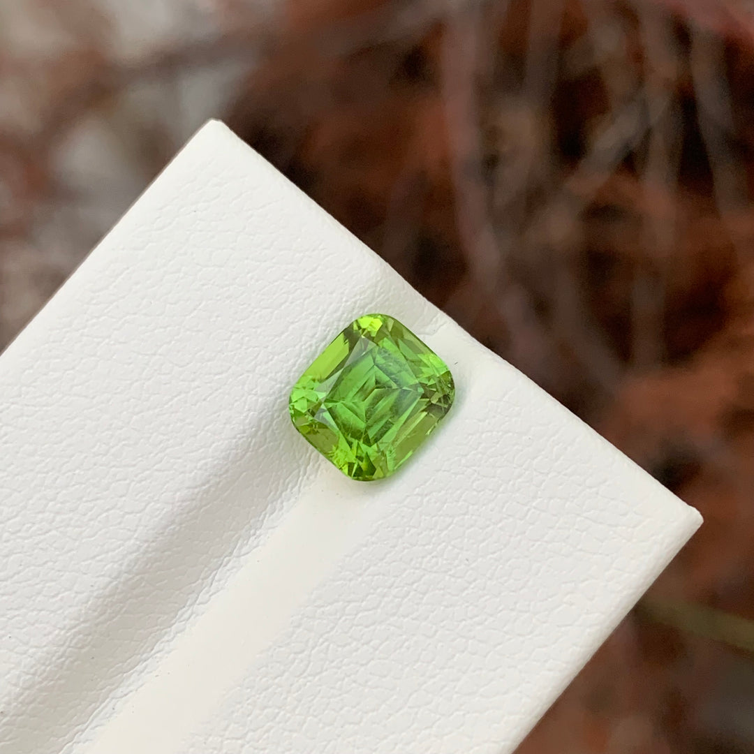 2.40 Carats Loose Peridot Cushion Cut