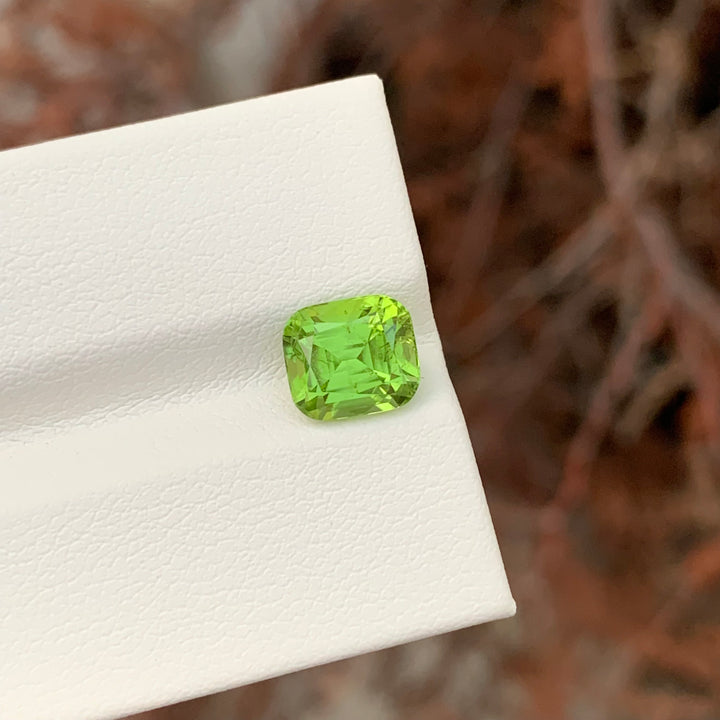 2.40 Carats Loose Peridot Cushion Cut