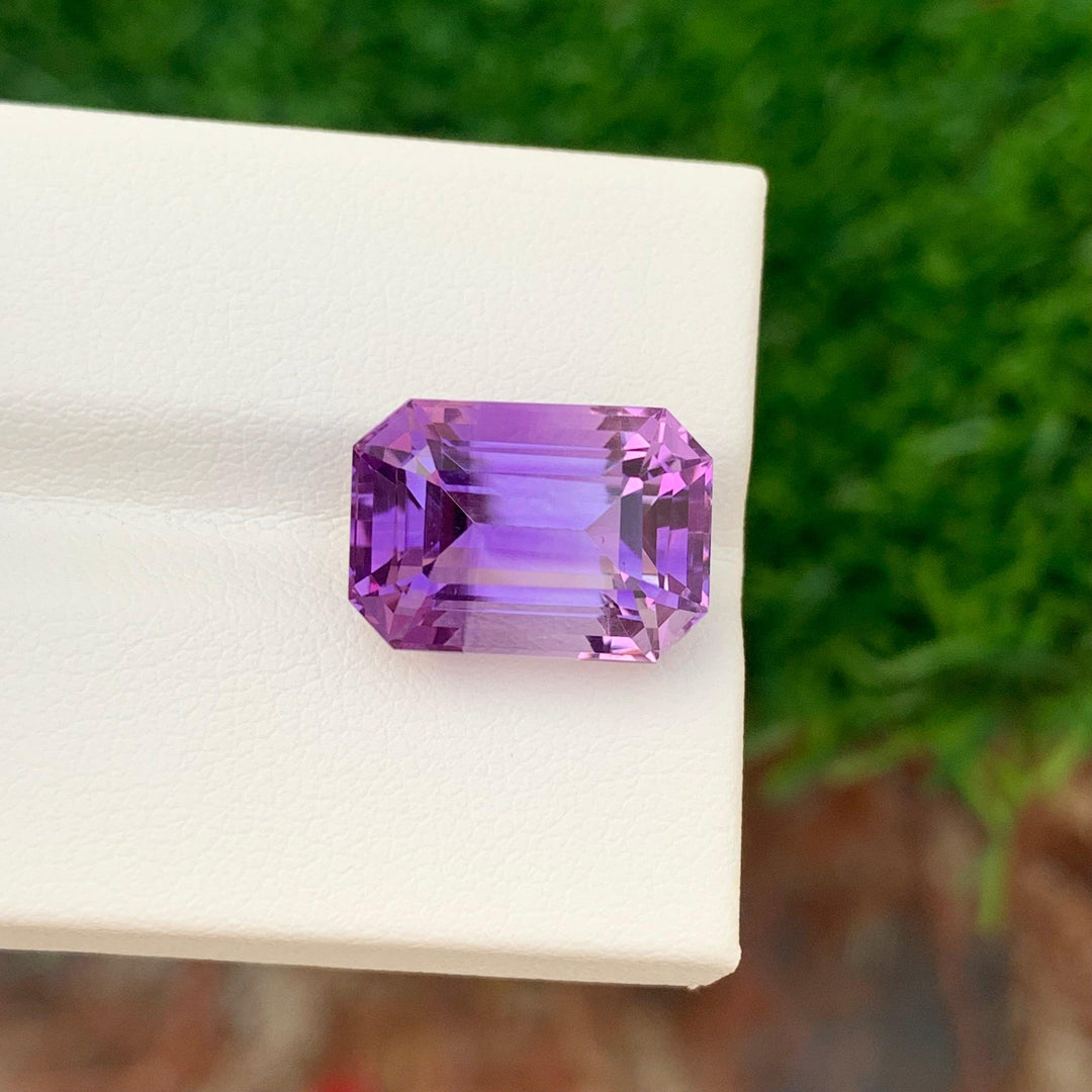 8.80 Carats Loose Amethyst Emerald Cut