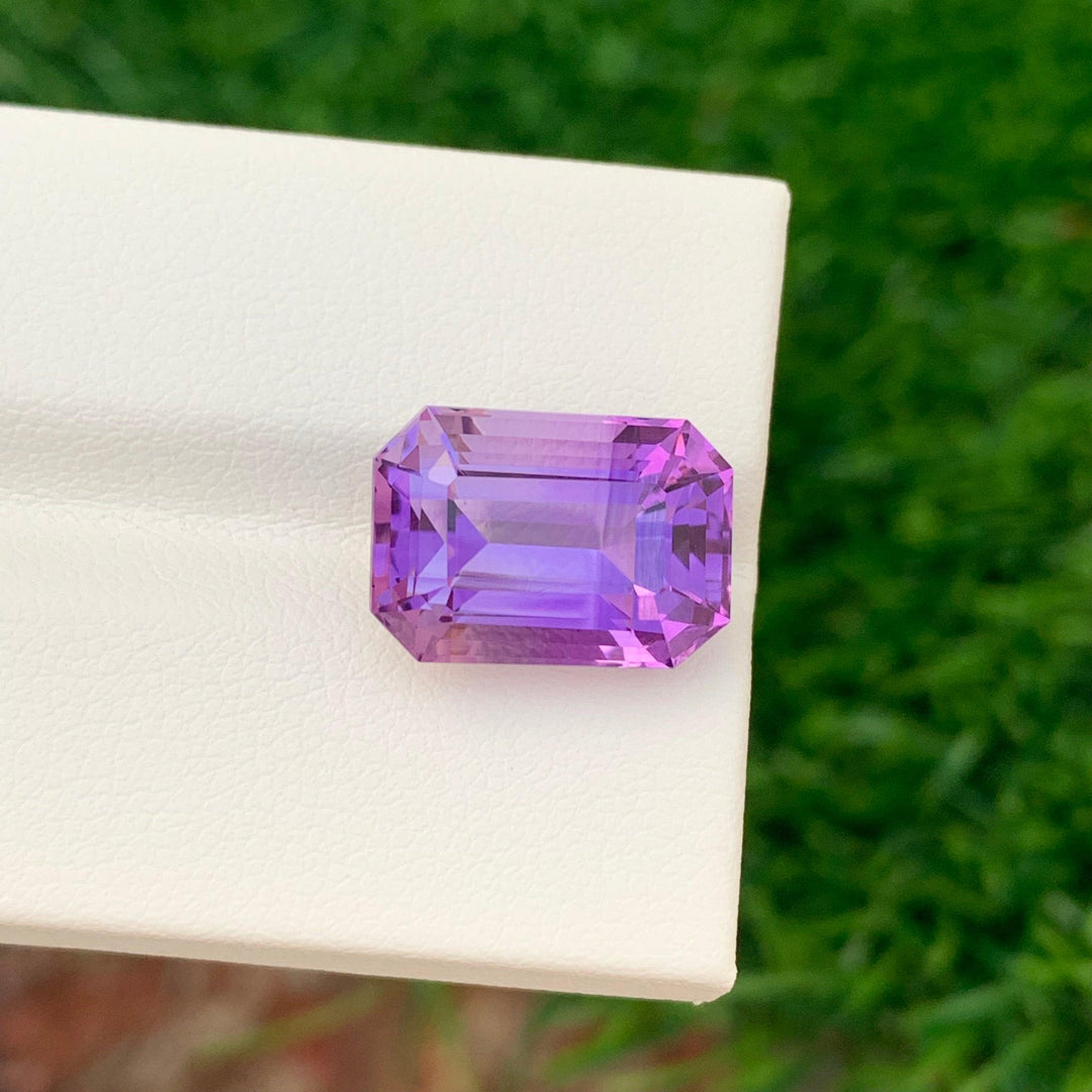 8.80 Carats Loose Amethyst Emerald Cut