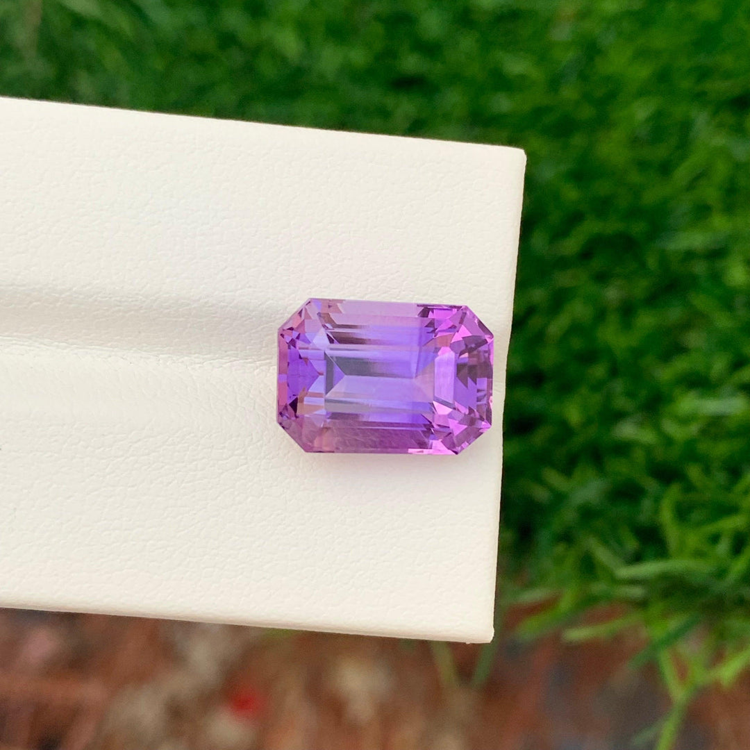 8.80 Carats Loose Amethyst Emerald Cut