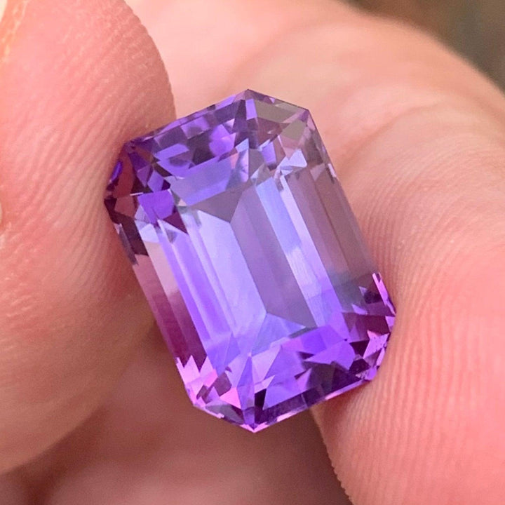 faceted amethyst