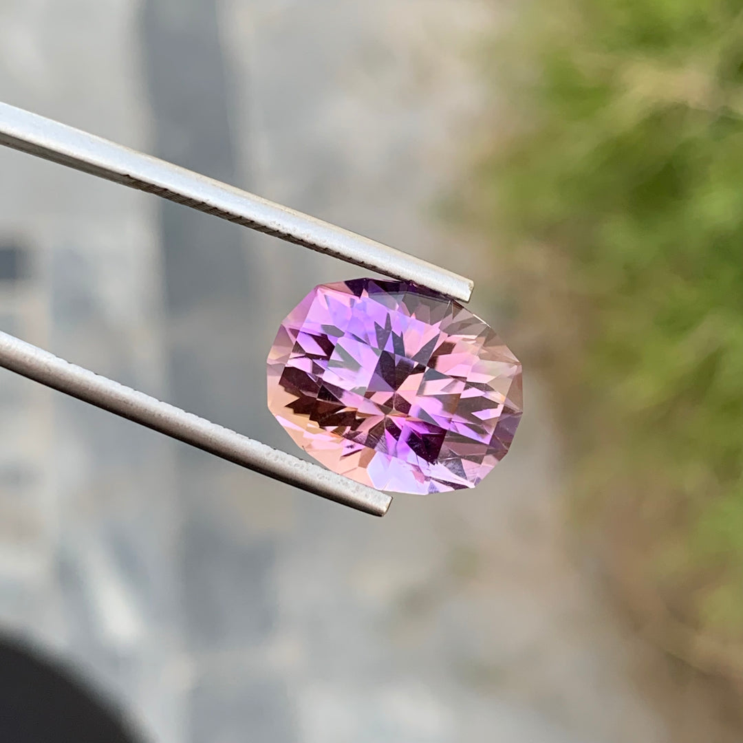 8.80 Carats Faceted Oval Shape Ametrine