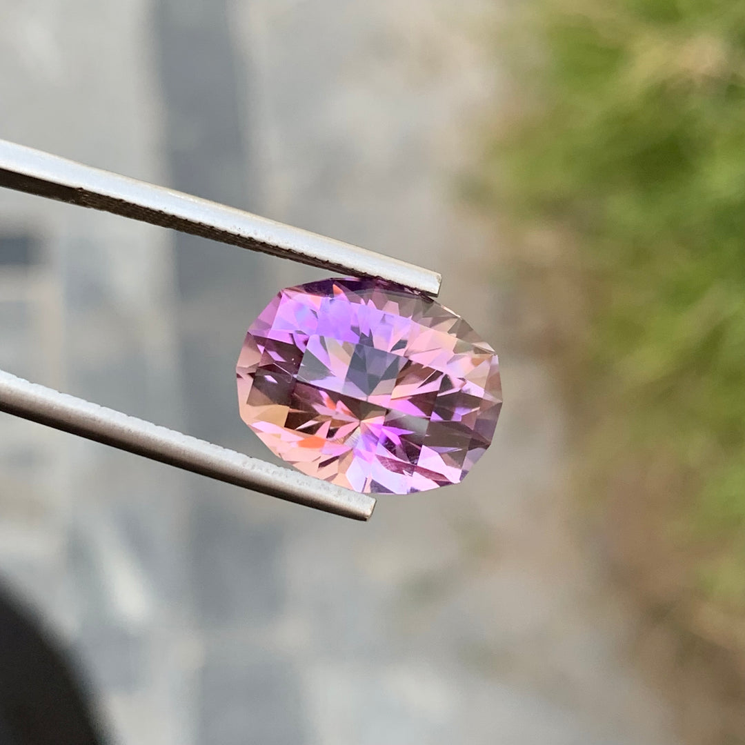 8.80 Carats Faceted Oval Shape Ametrine