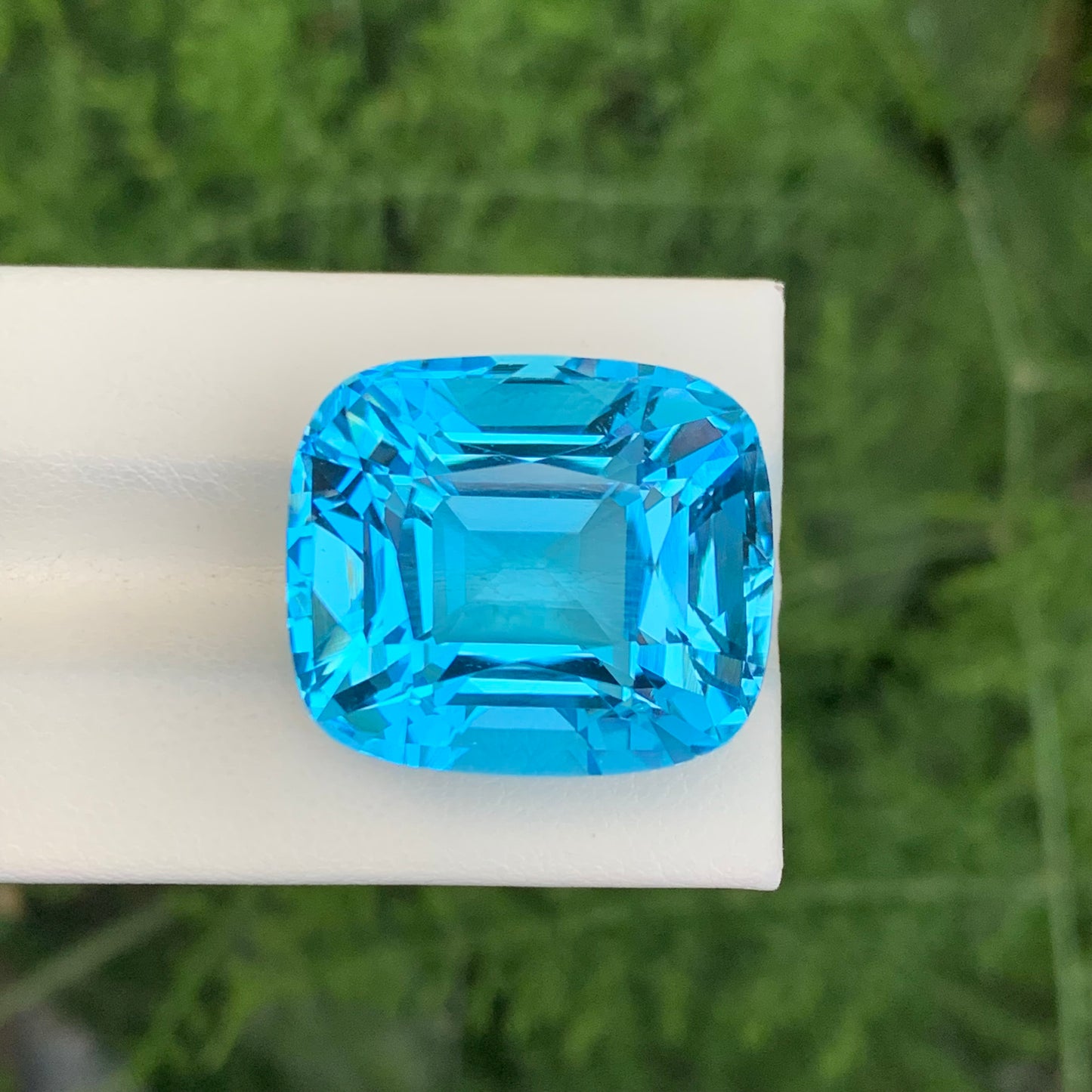 52.90 Carats Natural Loose Sky Blue Topaz Cushion Cut