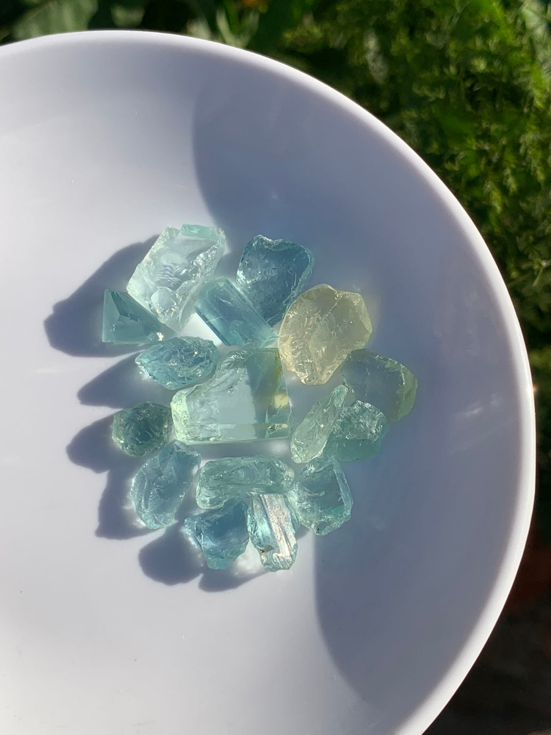 facet rough aquamarine