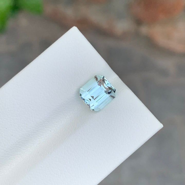 2.30 Carats Loose Aquamarine Emerald Cut