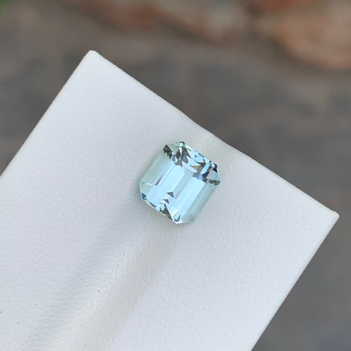 2.30 Carats Loose Aquamarine Emerald Cut