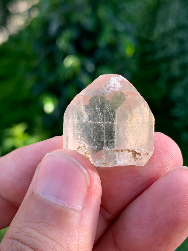 rough golden topaz