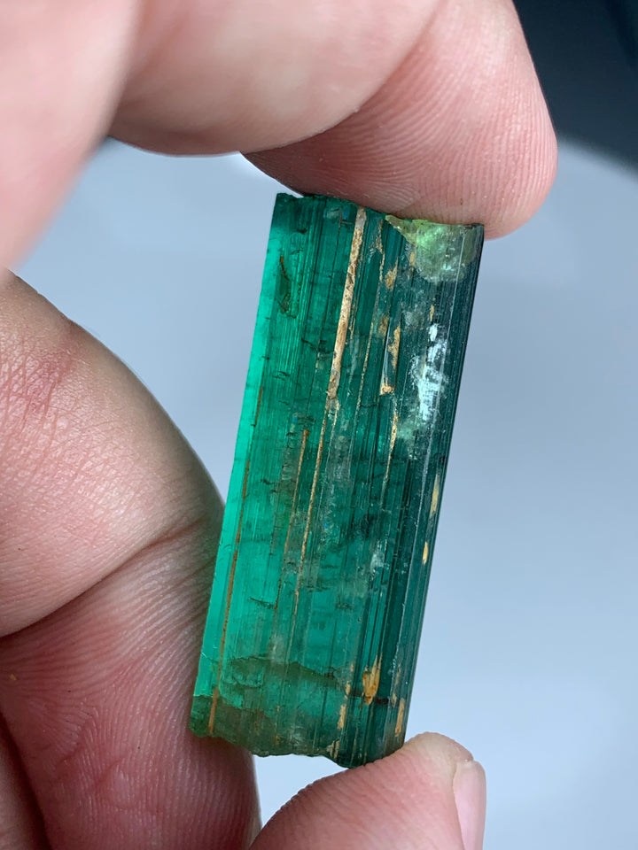 facet rough tourmaline piece