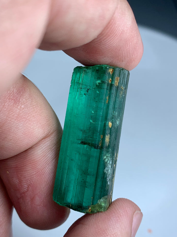 facet rough tourmaline piece