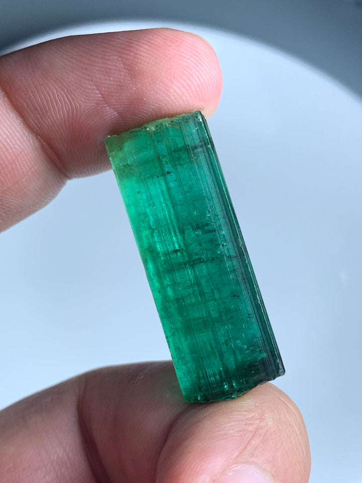 facet rough tourmaline piece