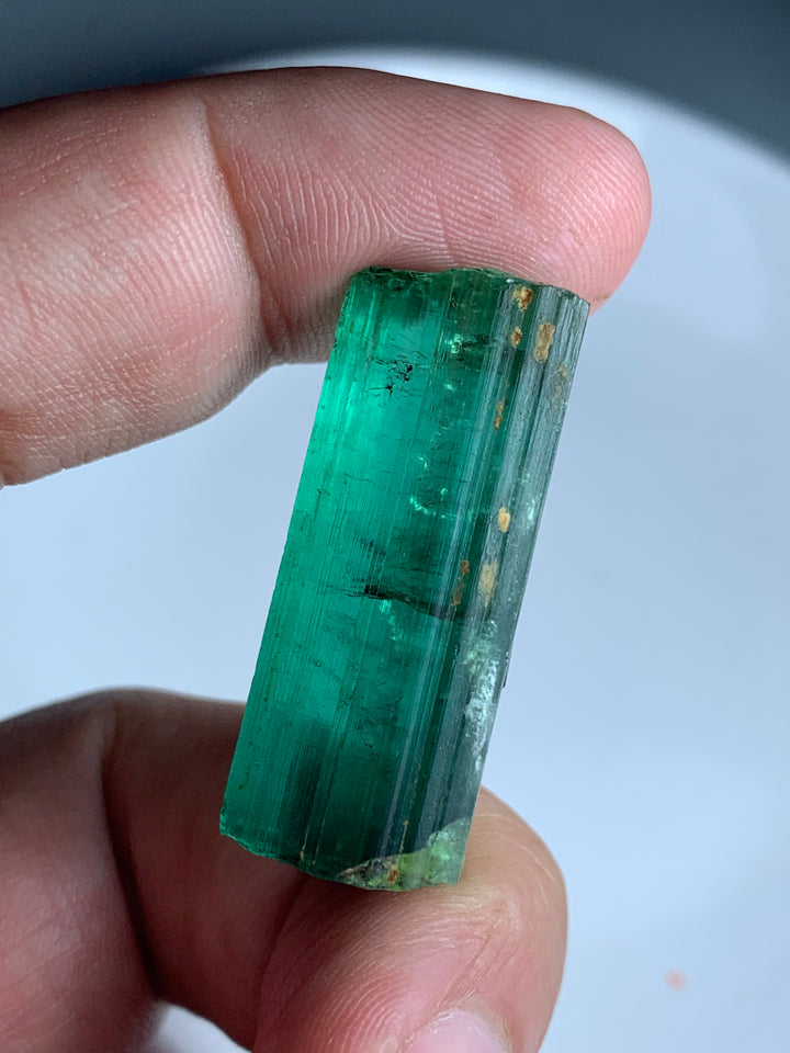 facet rough tourmaline piece