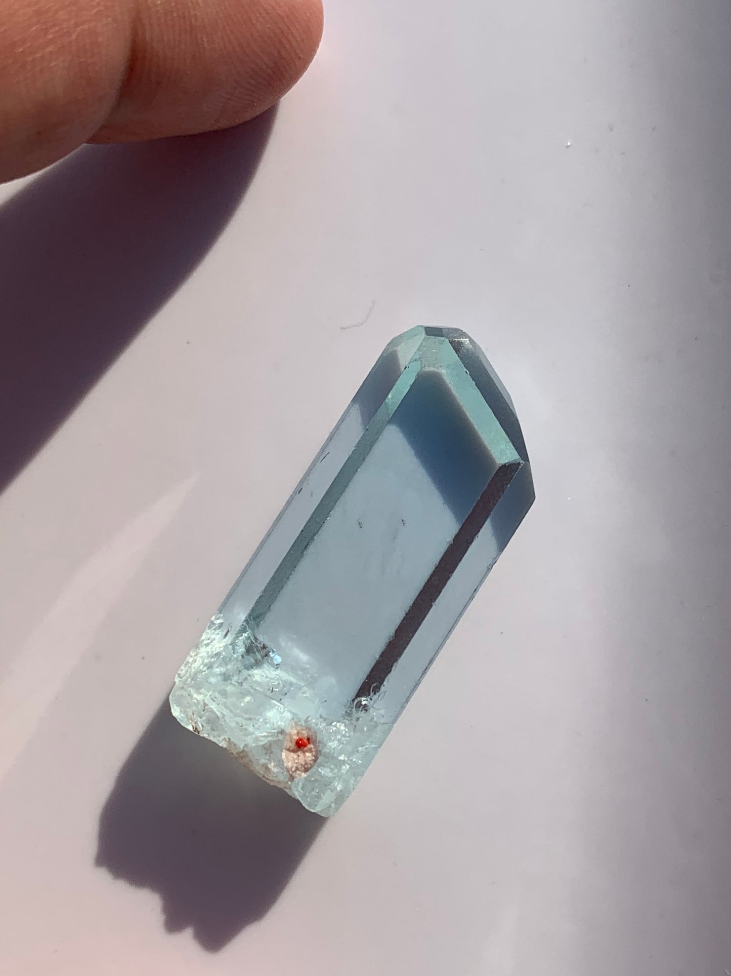 9.58 Grams Natural Facet Rough Aquamarine From Pakistan