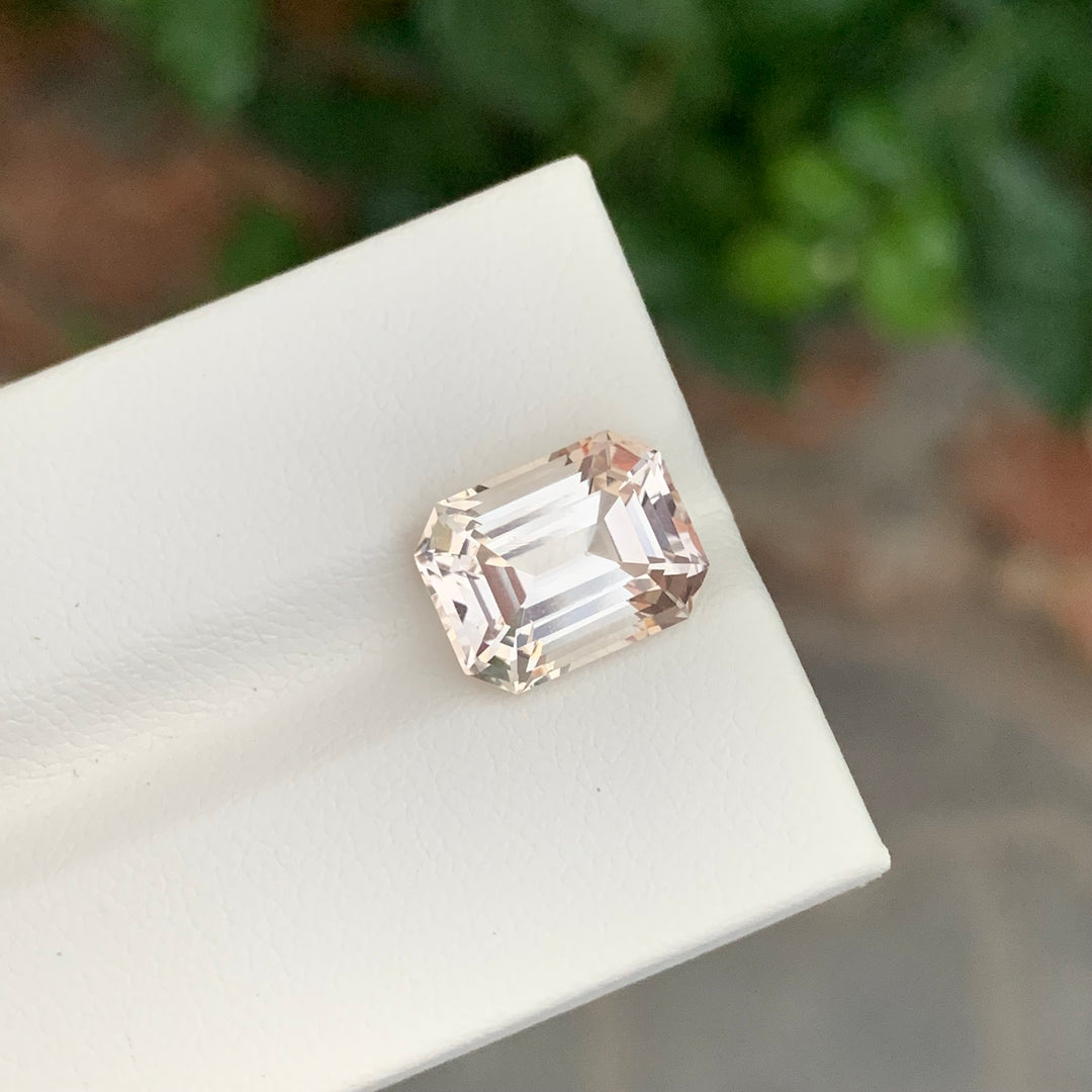 5.80 Carats Loose Golden Topaz Emerald Cut