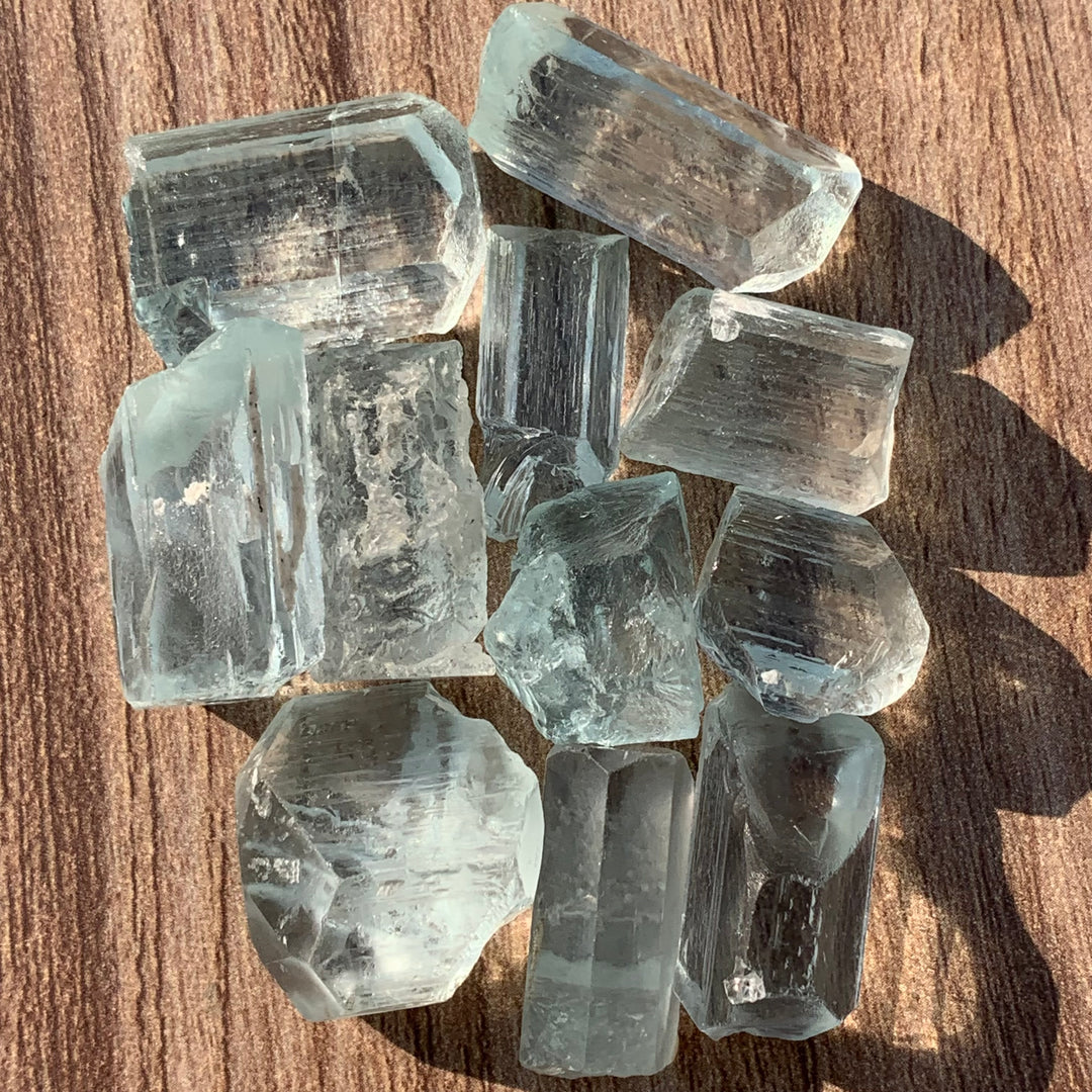 81.40 Grams Top Quality Faceting Rough Aquamarine Parcel