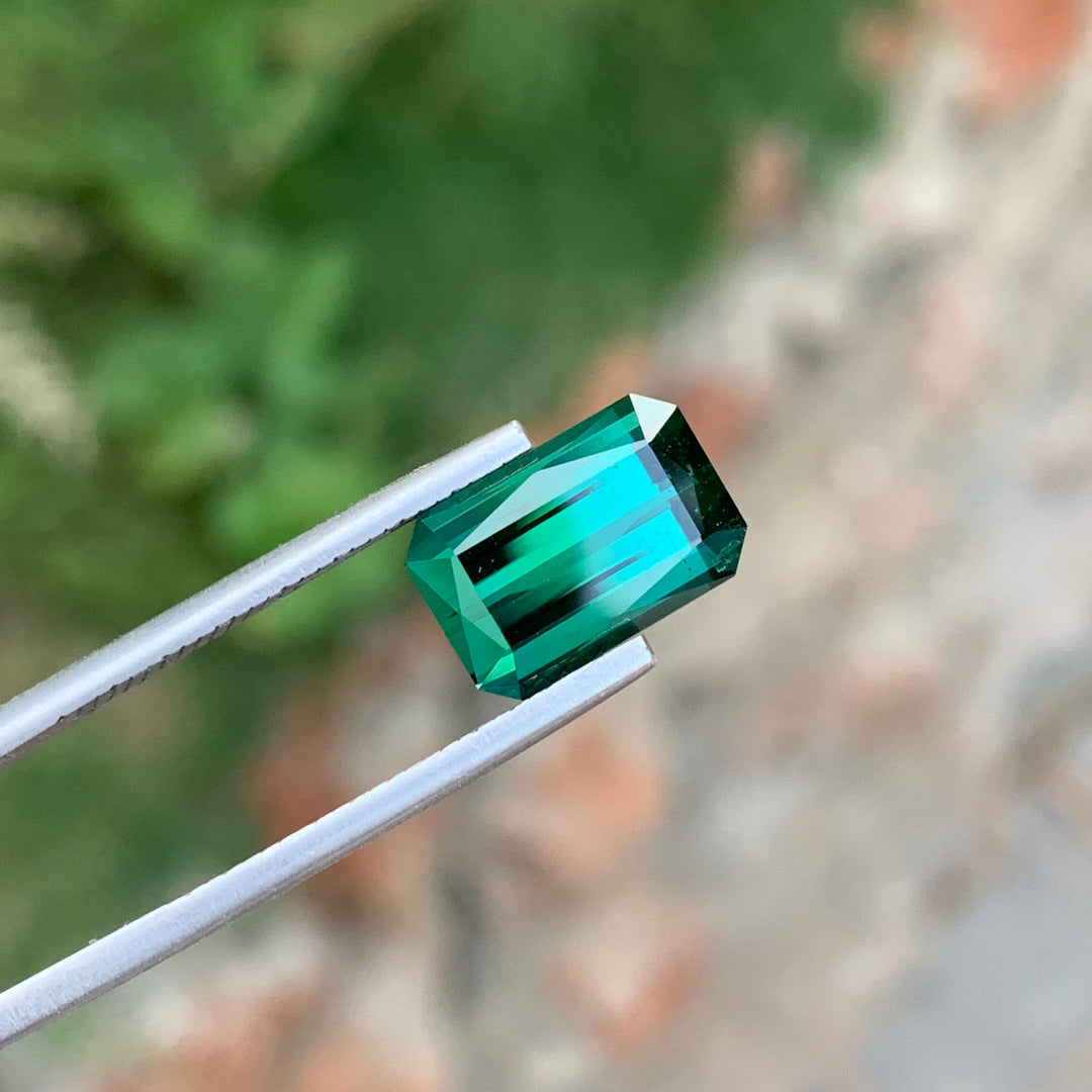 bluish green tourmaline