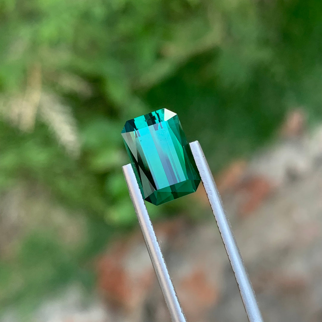 bluish green tourmaline