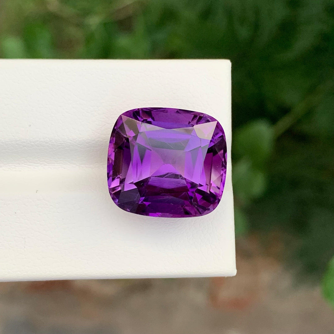 21.10 Carats Loose Amethyst Cushion Shape