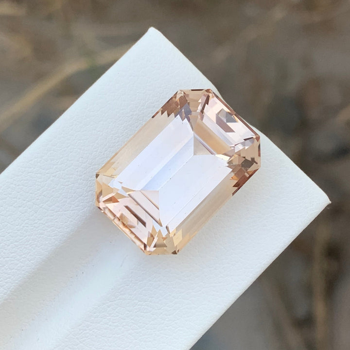 32.25 Carats Loose Emerald Cut Imperial Color Topaz