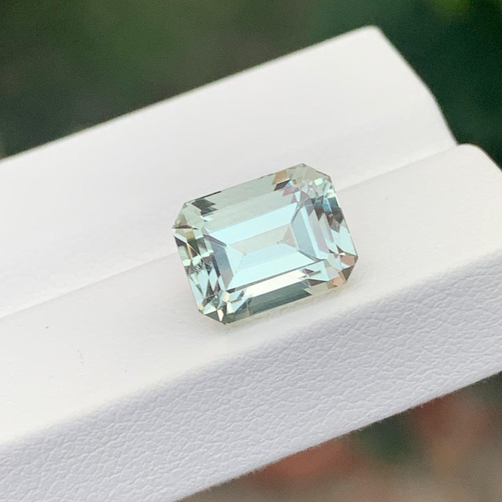 5.00 Carats Loose Green Amethyst Emerald Shape