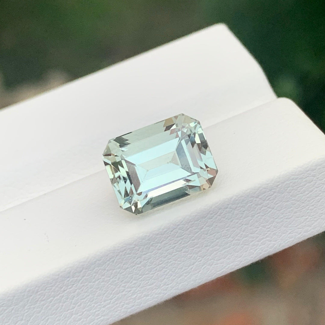 5.00 Carats Loose Green Amethyst Emerald Shape