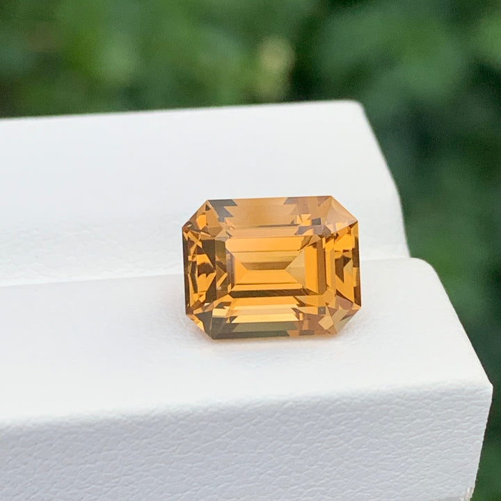 4.40 Carats Loose Citrine Emerald Shape