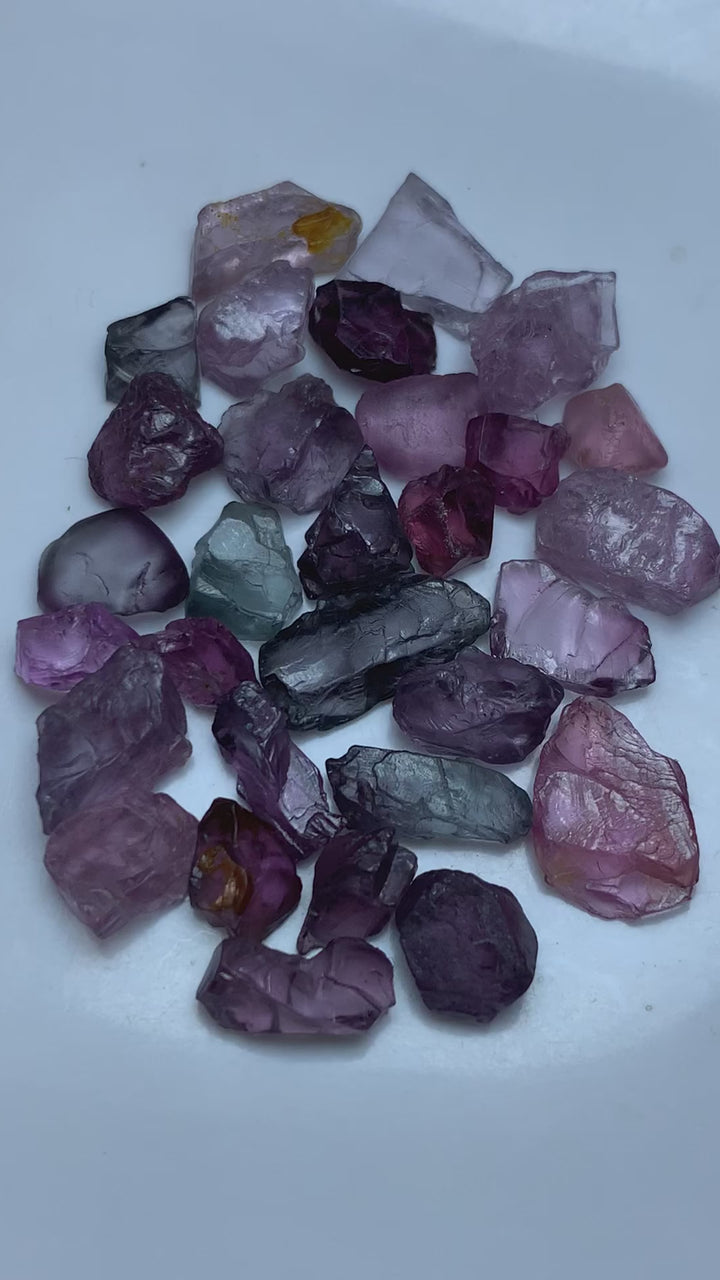 40.35 Carats Glamorous Natural Facet Grade Multi Color Spinel
