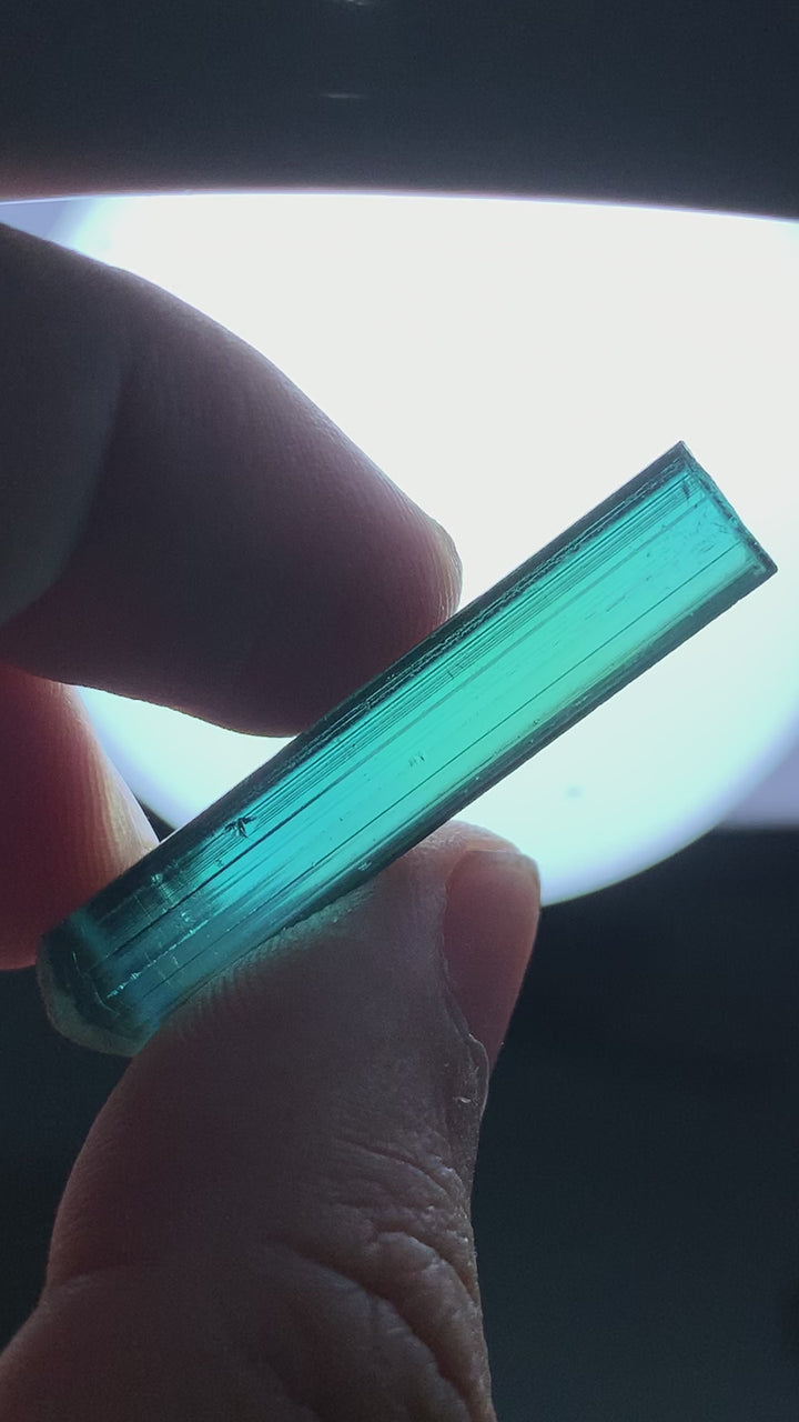 4.94 Grams Tremendous Facet Rough Indicolite Tourmaline Crystal