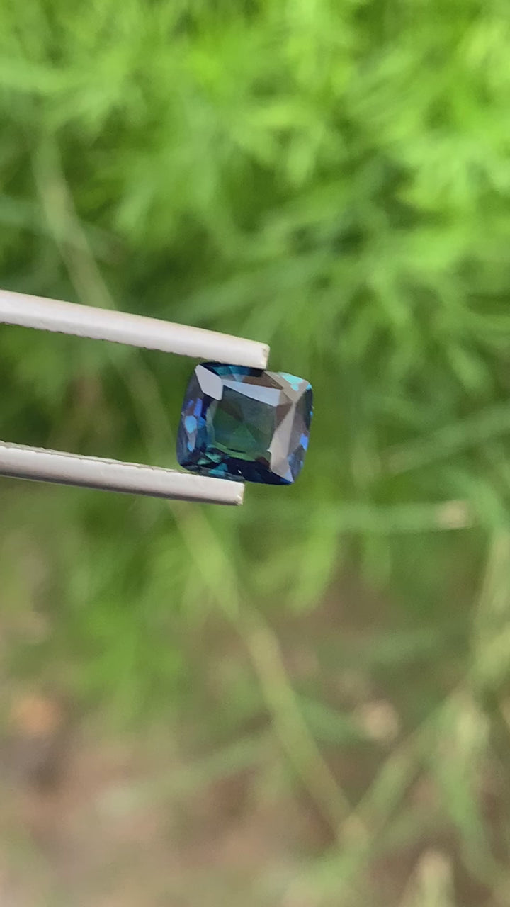 1.65 Carats Pretty Natural Faceted Blue Sapphire