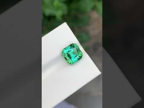 5.60 Carats Loose Green Tourmaline Lagoon Shade