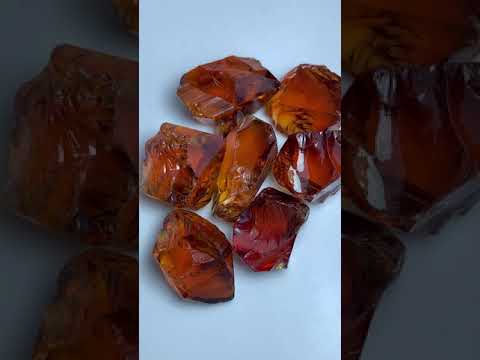 17.77 Grams Facet Rough Natural Madeira Citrine Parcel