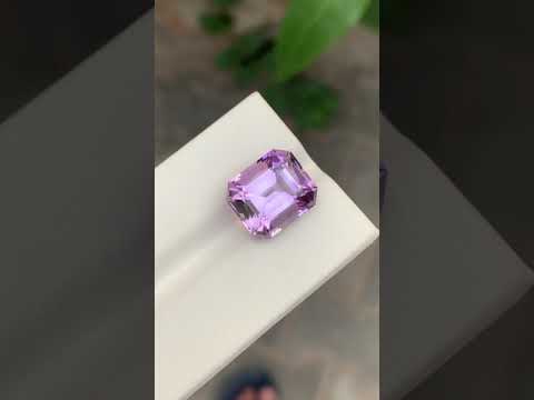 9.10 Carats Loose Amethyst Emerald Shape